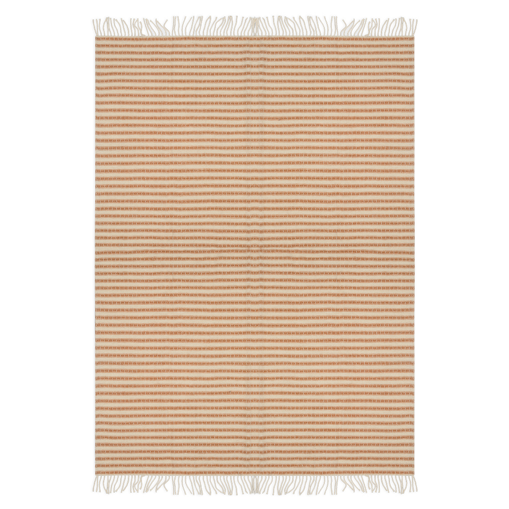 Nkuku Sanval Wool Throw Rust